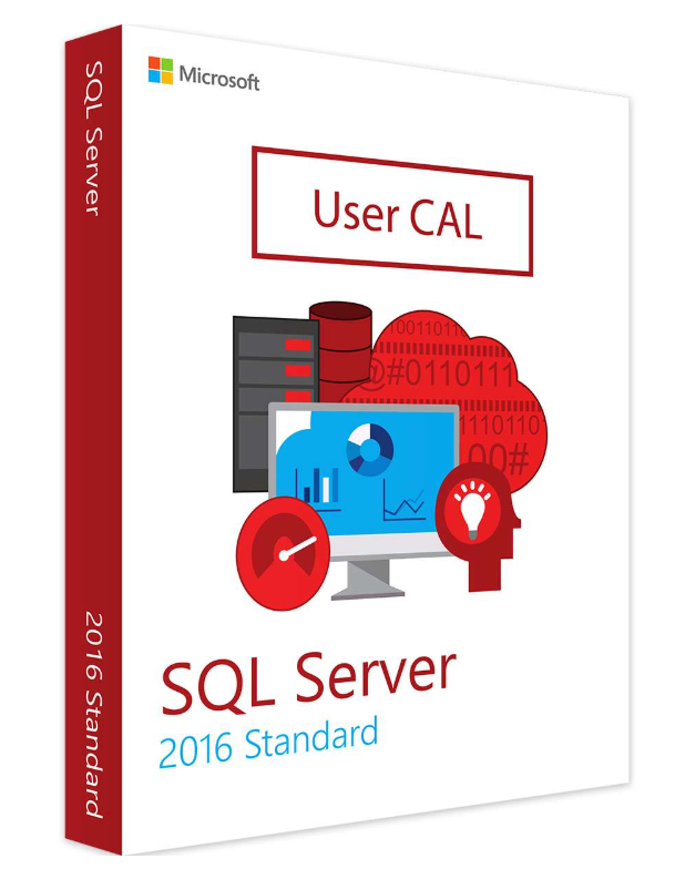 SQL Server 2016 User CAL – Lizenz für 1 Benutzer