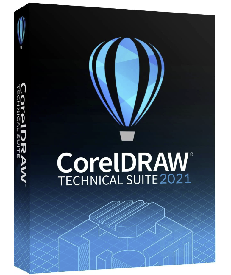 CorelDRAW Technical Suite 2021 – Dauerlizenz für 1 PC, präzise technische Illustrationen & CAD-Design, professionelle Originalsoftware