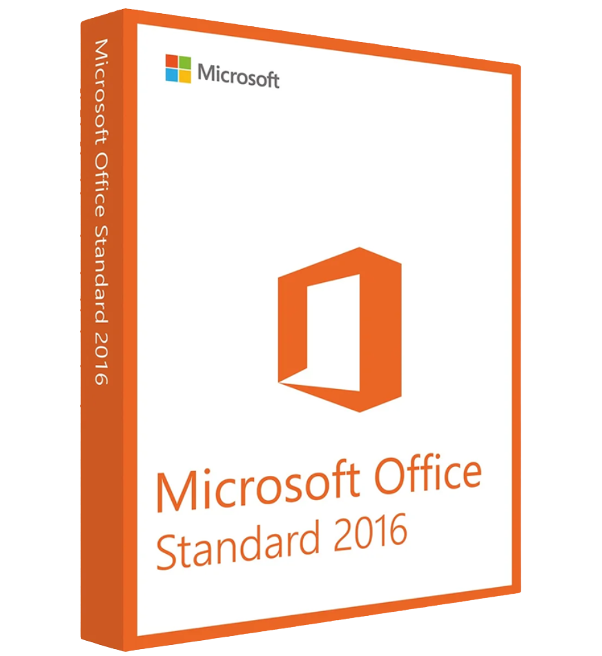 Office 2016 Standard Box mit Word, Excel, PowerPoint, Outlook, OneNote & Publisher