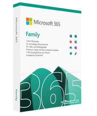 Microsoft Office 365 Family | 6 Benutzer | PC, Mac & Mobile