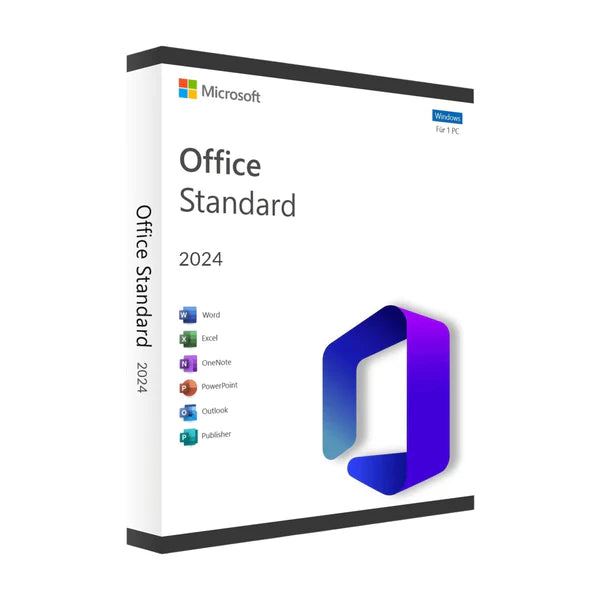 Microsoft Office Standard 2024 - Hauptmenü Bild - bei Softdino.de