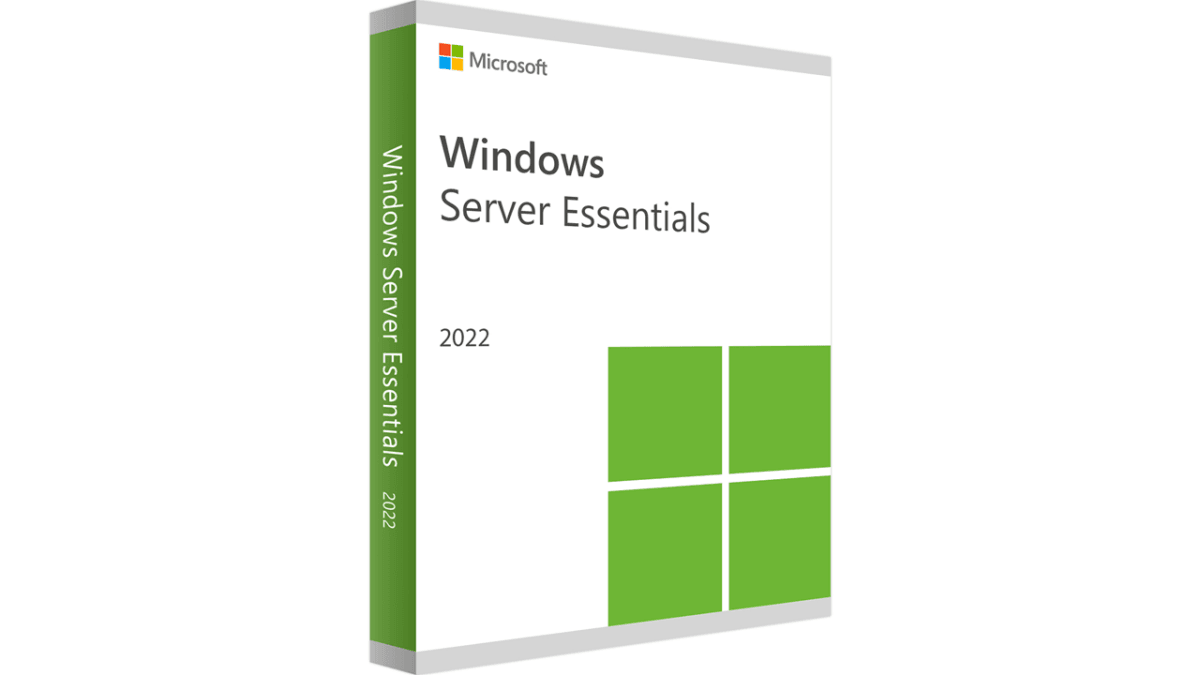 Microsoft Windows Server 2022 Essentials Bild. Jetzt sofort hier bei Softdino erhältlich.