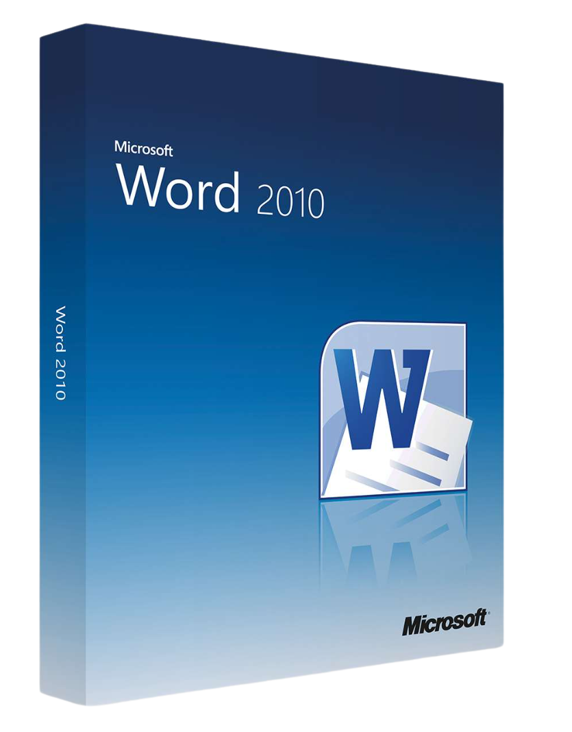 Microsoft Word 2010 Benutzeroberfläche mit Ribbon-Menü und Dokumentansicht