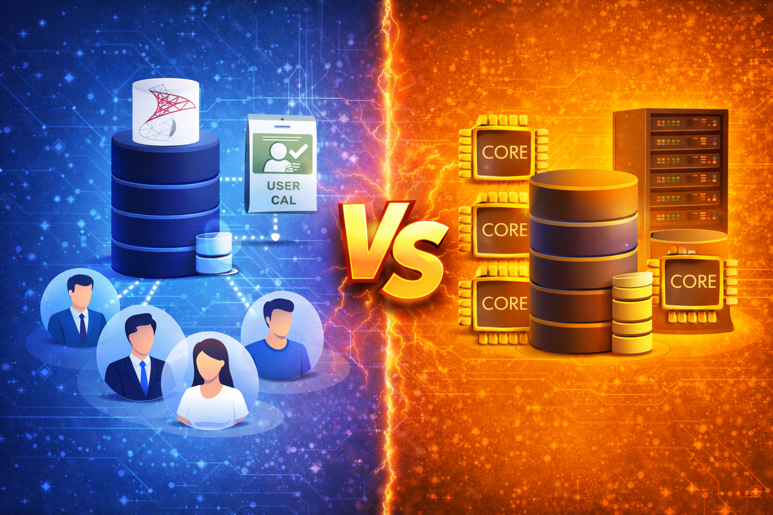 SQL Server CAL vs. Core Lizenzierung