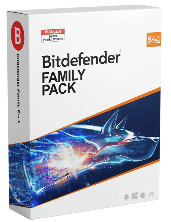 Bitdefender Family Pack 2025 – Familienlizenz für alle Geräte