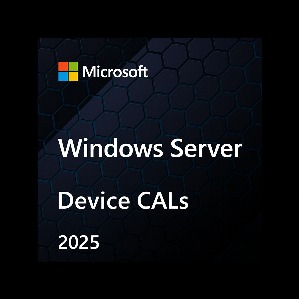 Microsoft Windows Server 2025 – 5 Device CAL Lizenz für Unternehmen, Original Key sofort per E-Mail