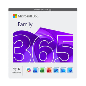 Microsoft 365 Family | 6 Benutzer | PC, Mac & Mobile | 1 Jahr I PKC Lizenz