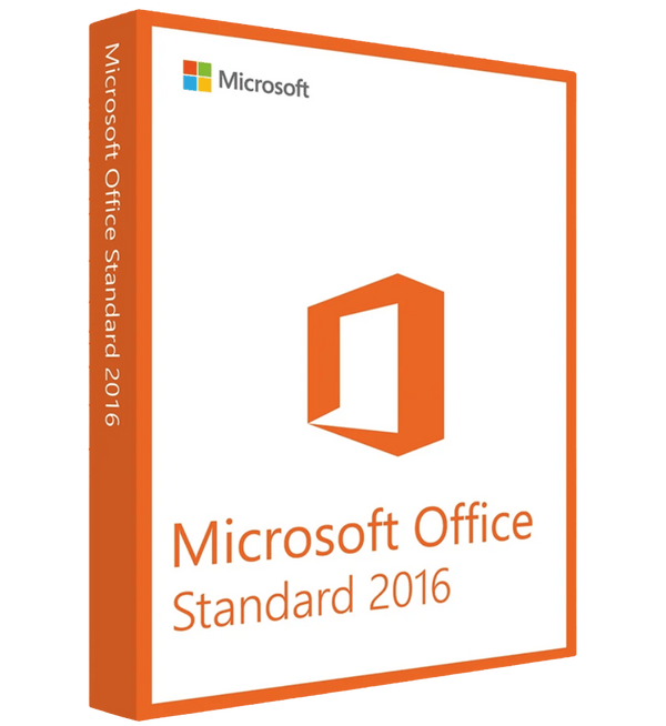 Office 2016 Standard Box mit Word, Excel, PowerPoint, Outlook, OneNote & Publisher

