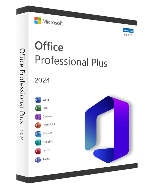 Microsoft Office 2024 Professional Plus Hauptmenü Banner - Softdino.de