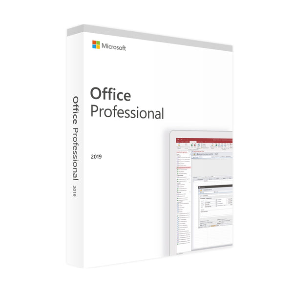 Microsoft Office Professional 2019 Bild. hier bei Softdino erhältlich.