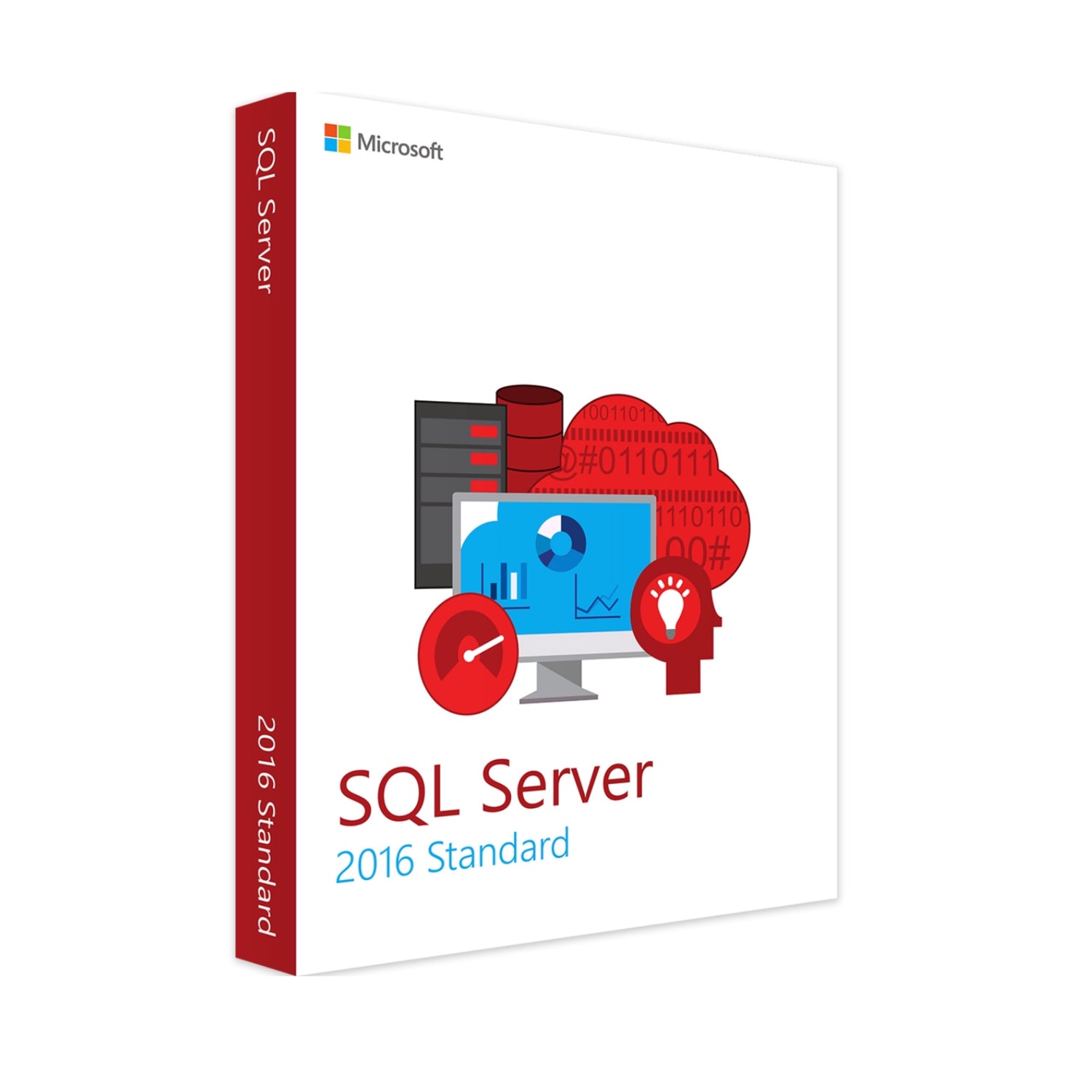 Microsoft SQL Server 2016 Standard Bild. Hier bei Softdino erhältlich.