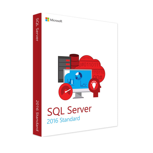 Microsoft SQL Server 2016 Standard Bild. Hier bei Softdino erhältlich.