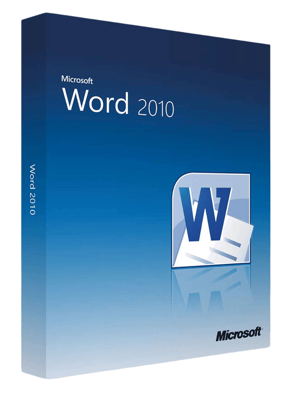 Microsoft Word 2010 Benutzeroberfläche mit Ribbon-Menü und Dokumentansicht