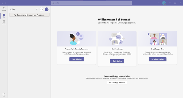 Teams Chat Bild - Softdino.de