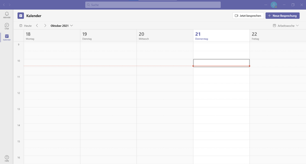Teams Kalender Bild - Softdino.de