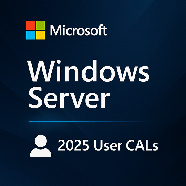 Microsoft Windows Server 2025 – 5 User CAL Lizenz für Unternehmen, Original Key sofort per E-Mail